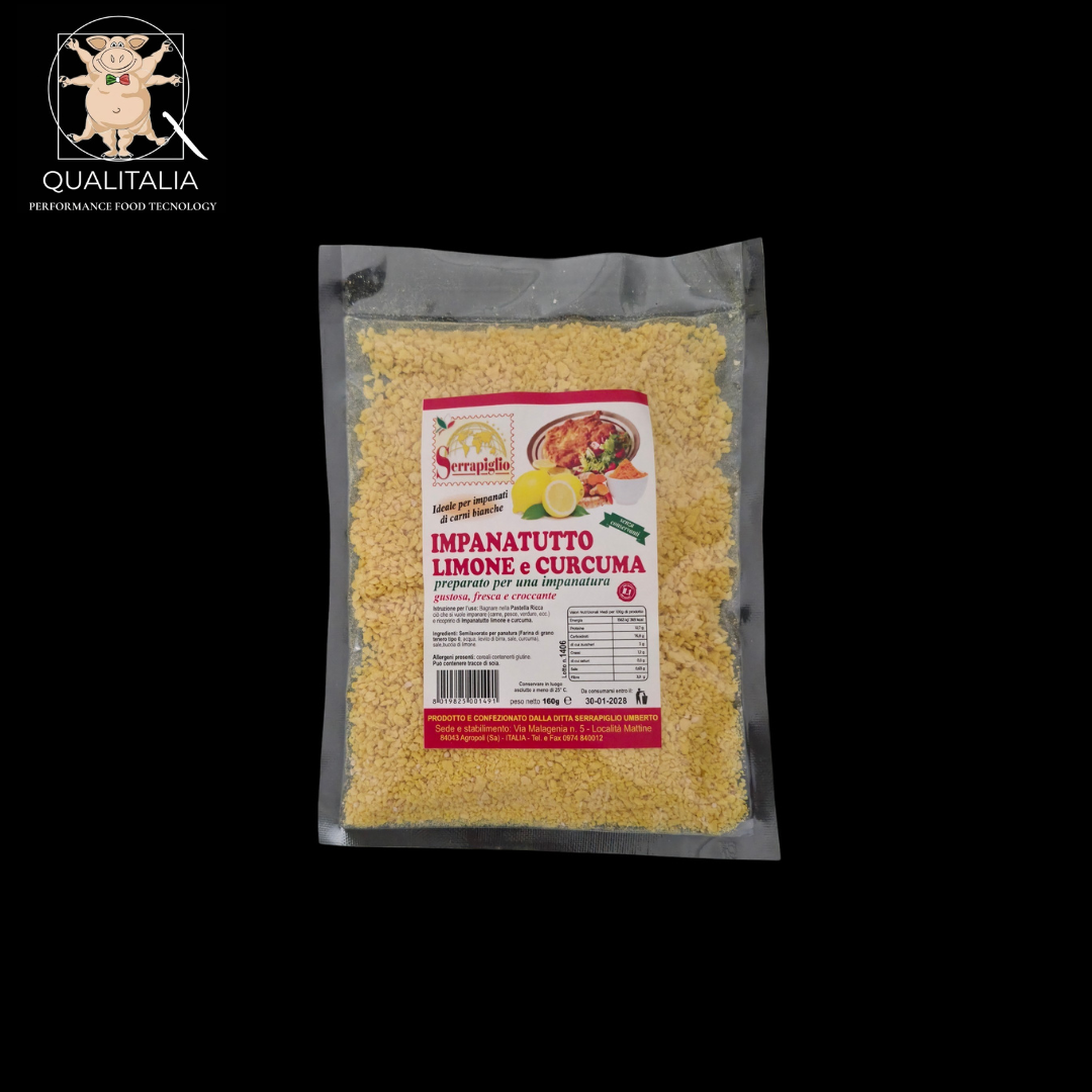 Impanatutto Limone e Curcuma conf. da 160g. Box da 20pz - immagine 2