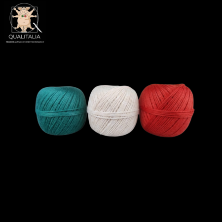 Spago a Palline col. Bianco, Rosso, Verde conf. da 2 pz.