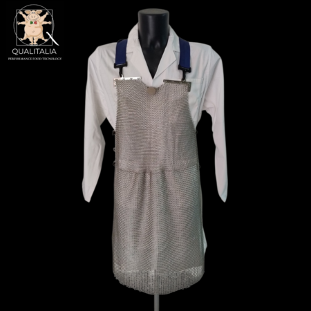 Grembiule in acciaio inox tridentum cm.75x55